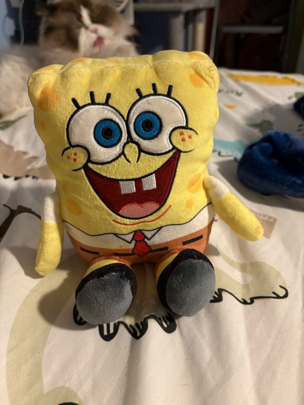 Nickelodeon SpongeBob SquarePants Yellow Plush with Blue Eyes